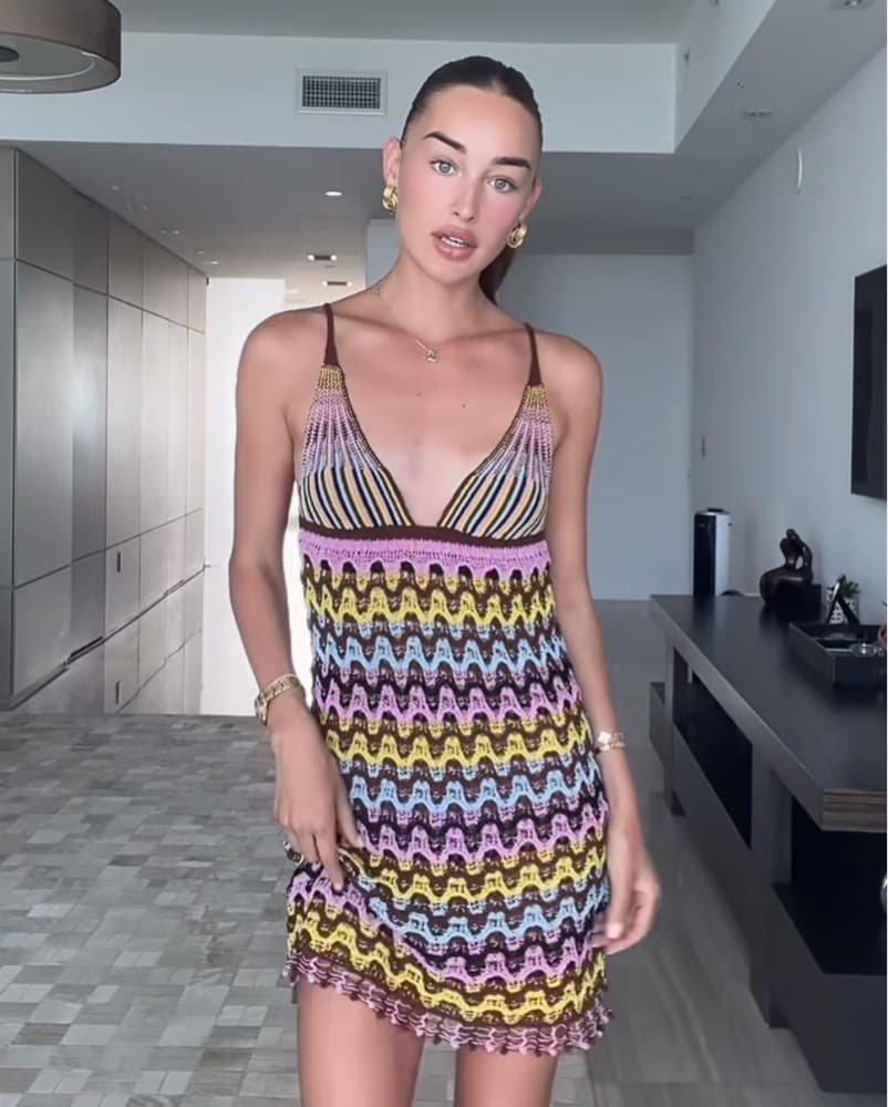 ZARA Knit Mini Dress - Image 1