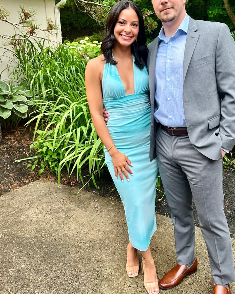 Blue Halter Dress - Image 4