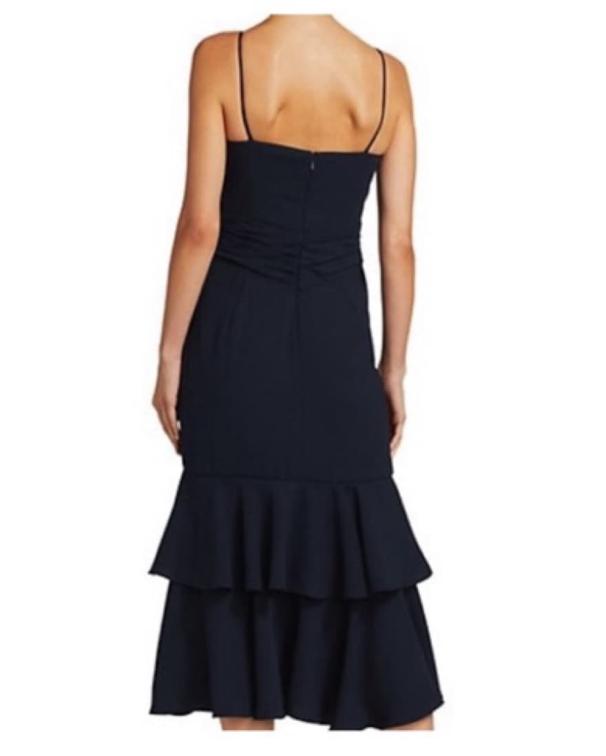 Monique Lhuillier tiered ruffle cocktail - Image 6