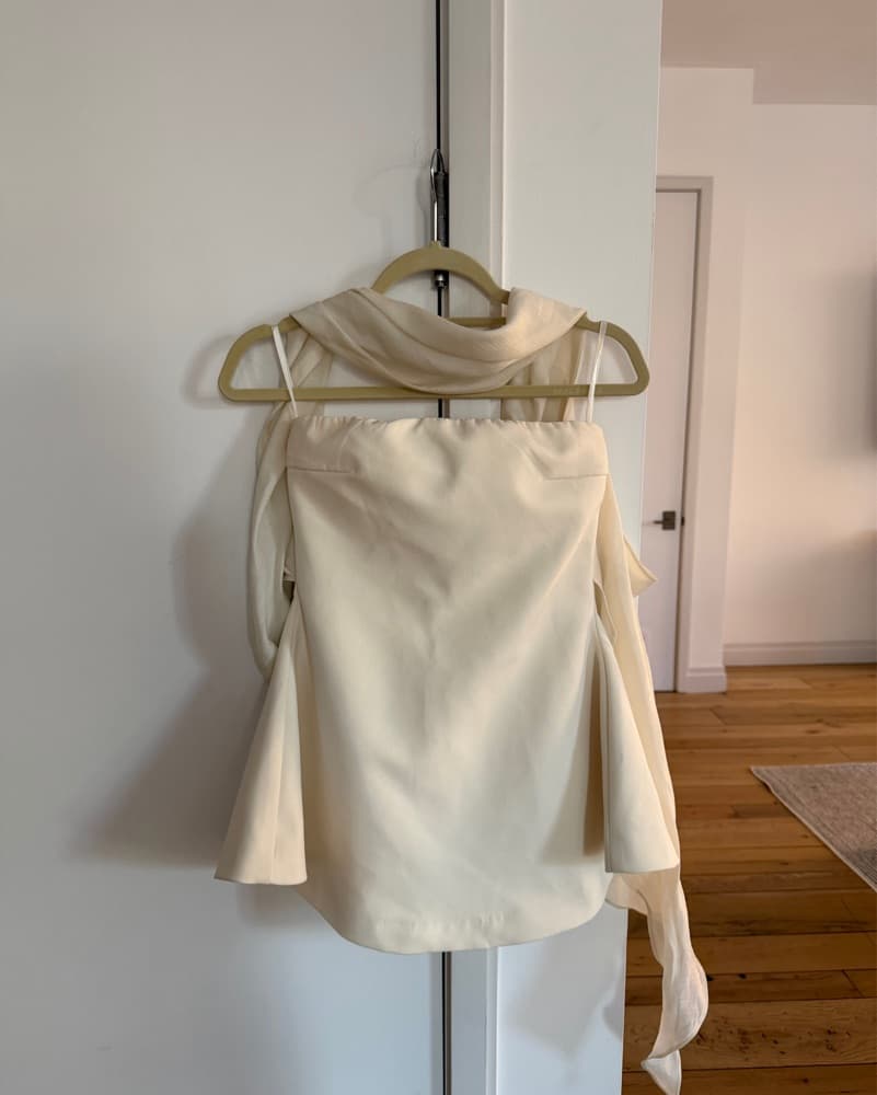 White Mini Dress - Image 3