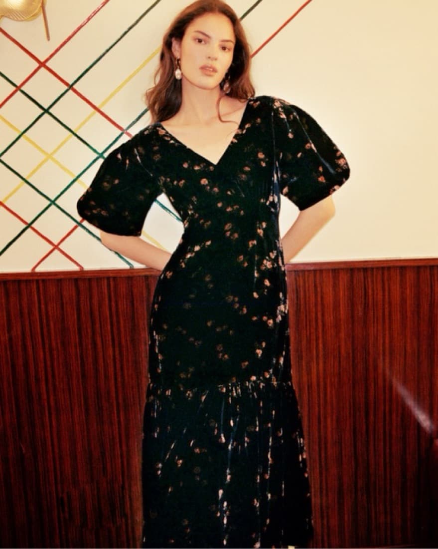 SEA Velvet Dress  - Image 3