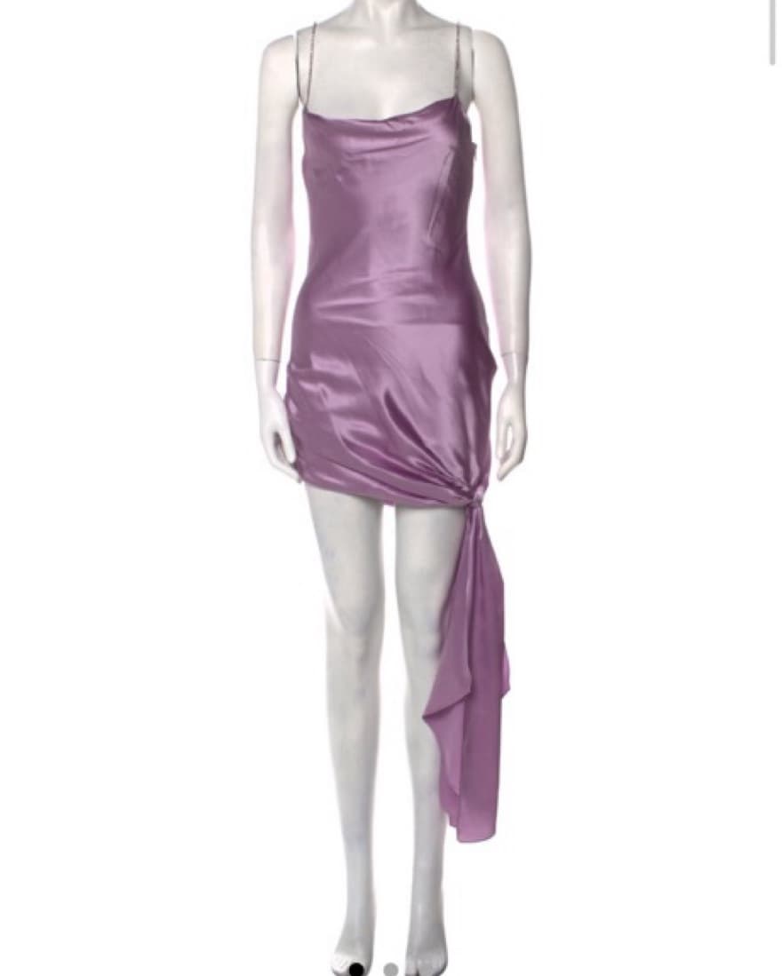 Cinq A Sept Silk Side Tie Dress XS 0 - Image 1