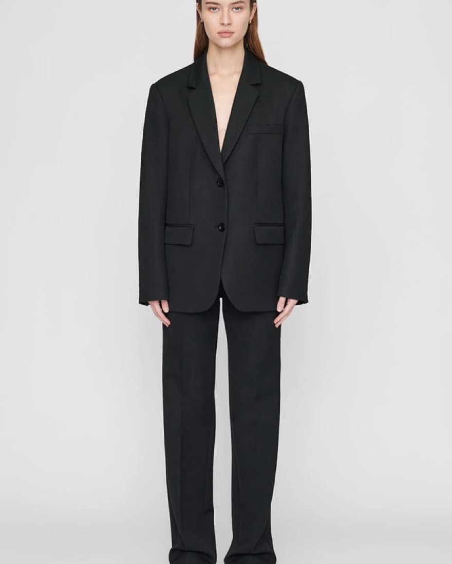 Classic Anine Bing Black Blazer - Image 1