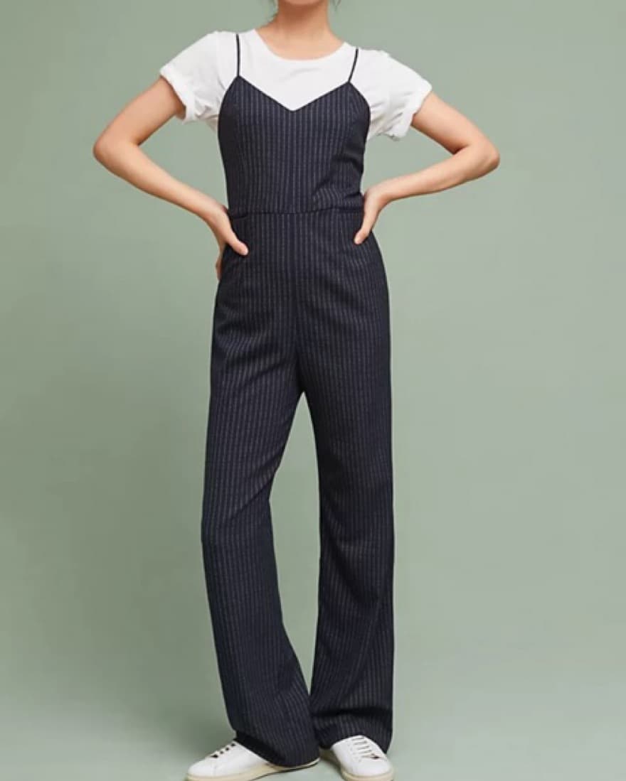 Essential pinstripe jumpsuit - Image 3