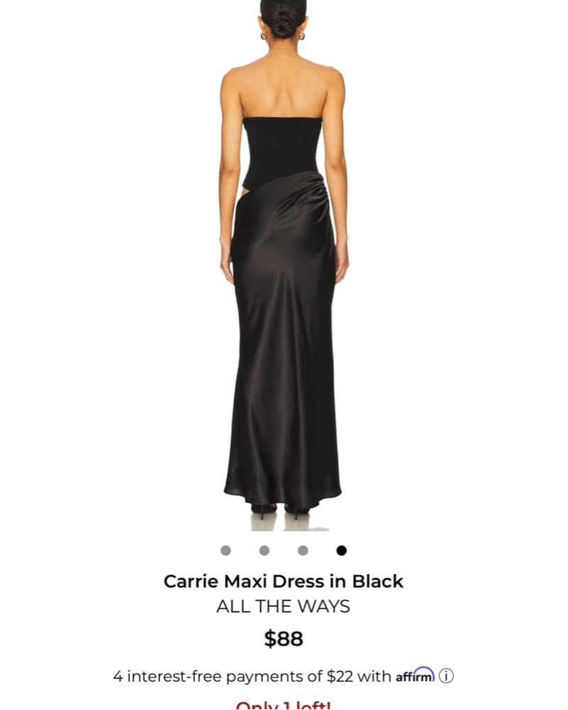 Elegant Black Maxi Dress - Image 4
