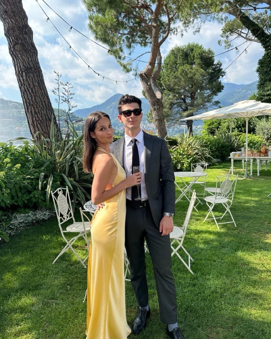 Yellow Reformation Silk Gown  - Image 3