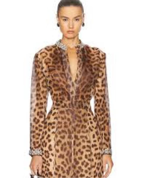 Zimmermann crush Panel Leopard Top  - Image 1