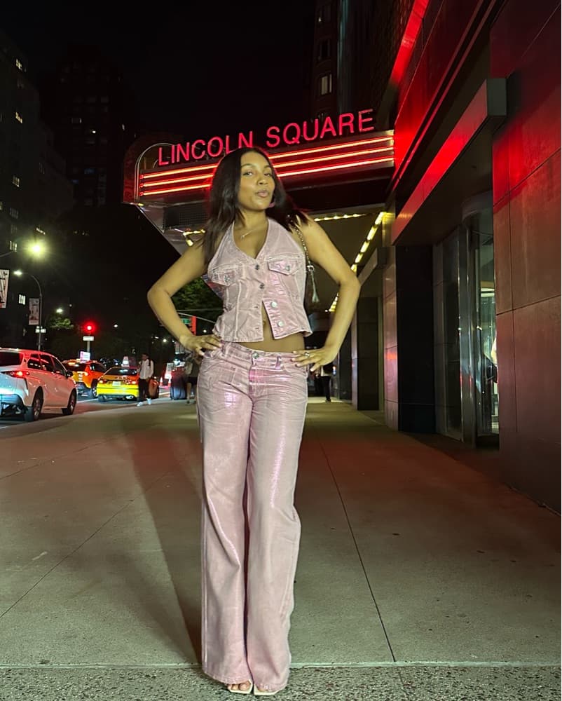 Zara x Barbie Pink Denim Two Piece Set  - Image 1
