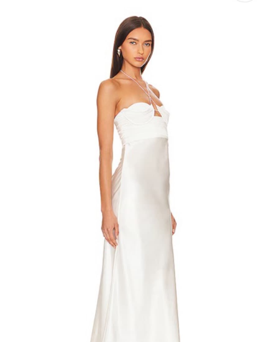 Anna October Dress In Ivory  - Image 3