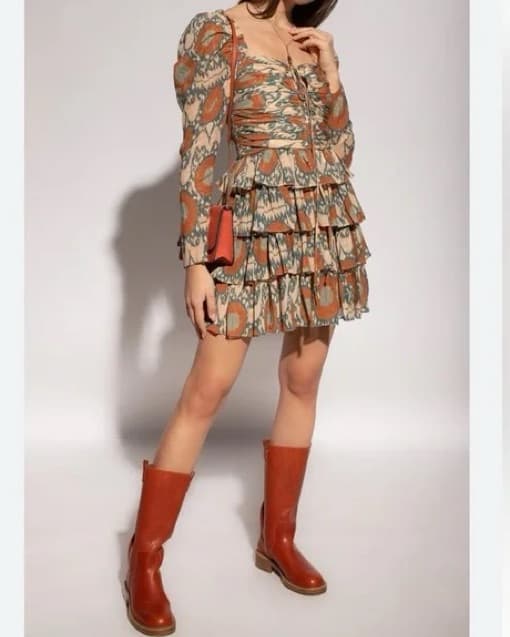 Ulla Johnson Naiya Long Sleeve Mini Dres - Image 4