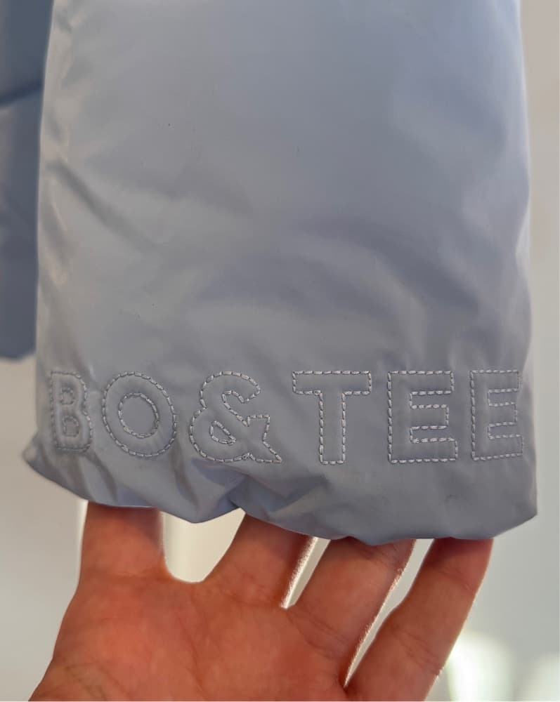 M Baby Blue Bo & Tee Ski Puffer Jacket - Image 5