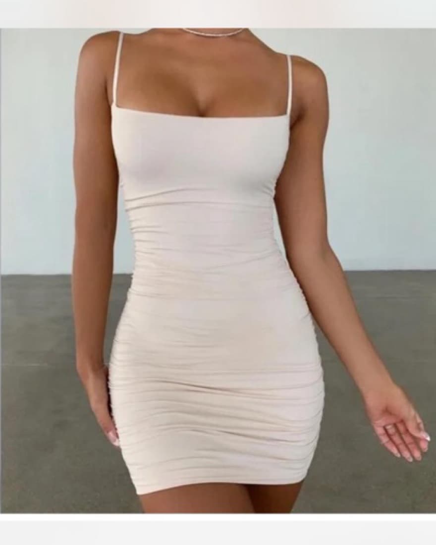 Oh Polly All Yours Ruched Bodycon Dress - Image 1