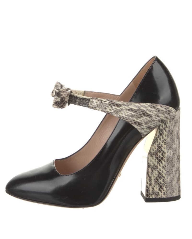 Gucci Mary Jane Block Heels - Image 1