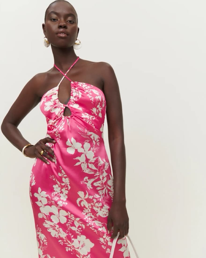 Tropical Silk Reformation Dress - Image 3