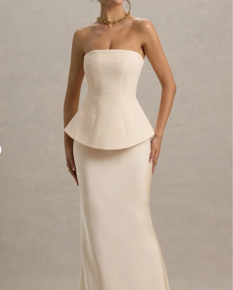 Babyboo White Corset Dress - Image 1