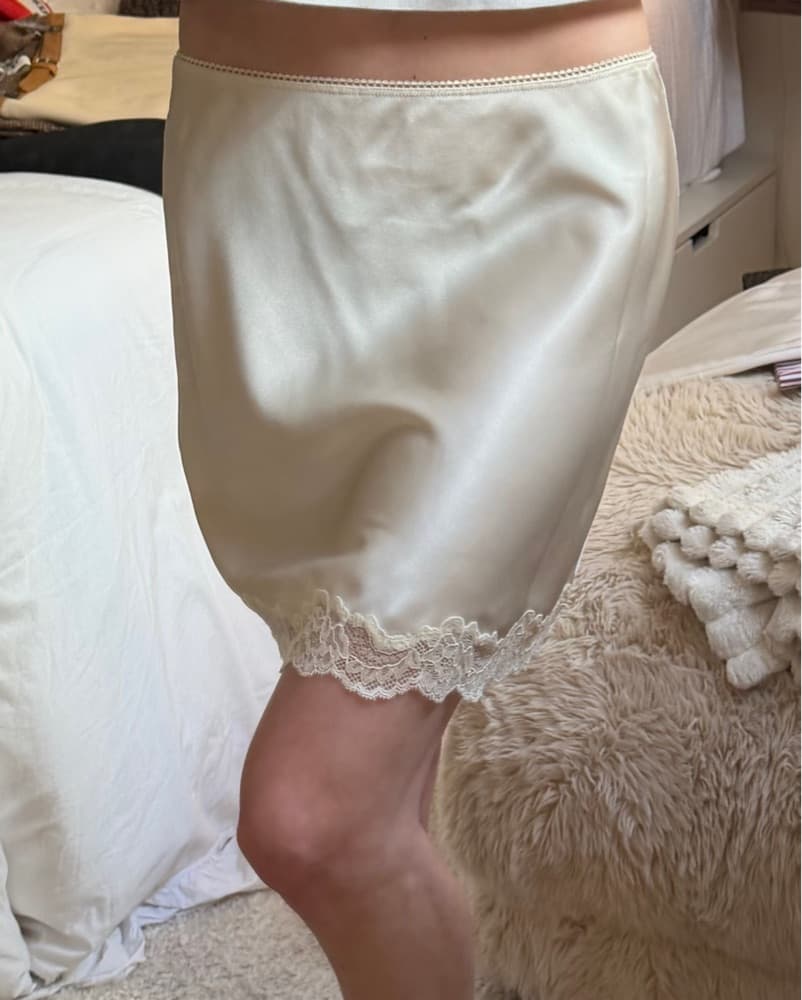 Reformation Satin Mini Skirt  - Image 2