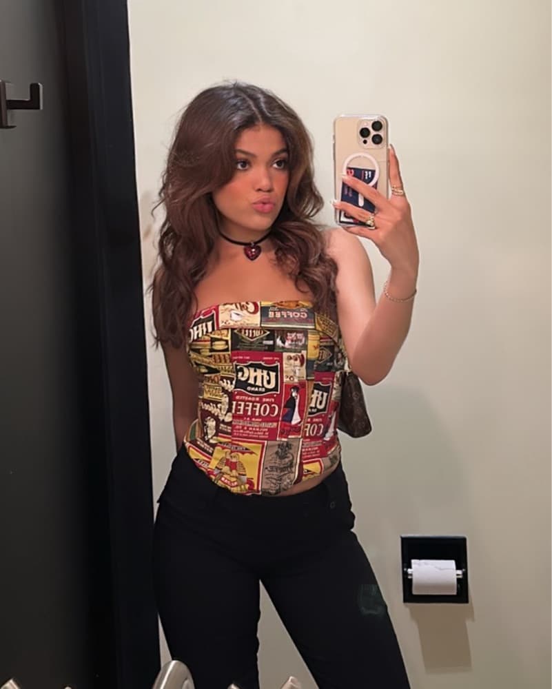 Coffee Corset Top - Image 1