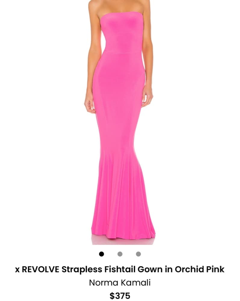 REVOLVE STRAPLESS FISHTAIL GOWN - Image 1
