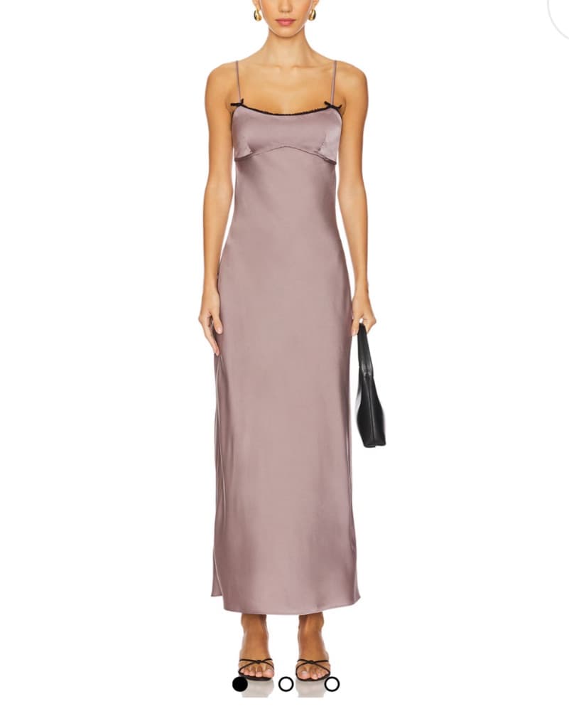 NIA Lee Dress in Taupe  - Image 1