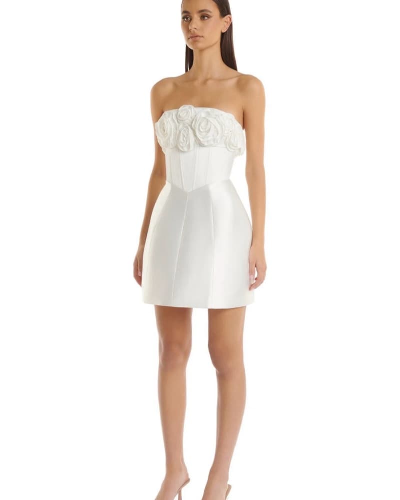 White Corset Dress - Bride - Eliya - Image 2