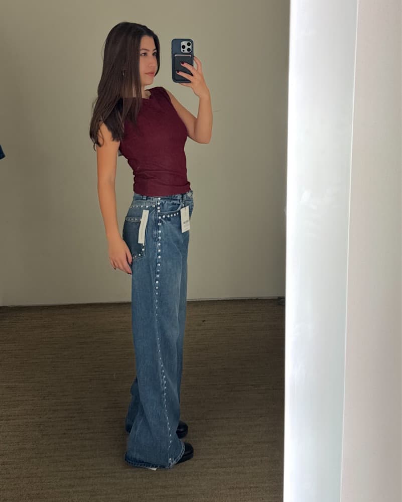 Reformation Cary Studded Jeans  - Image 3