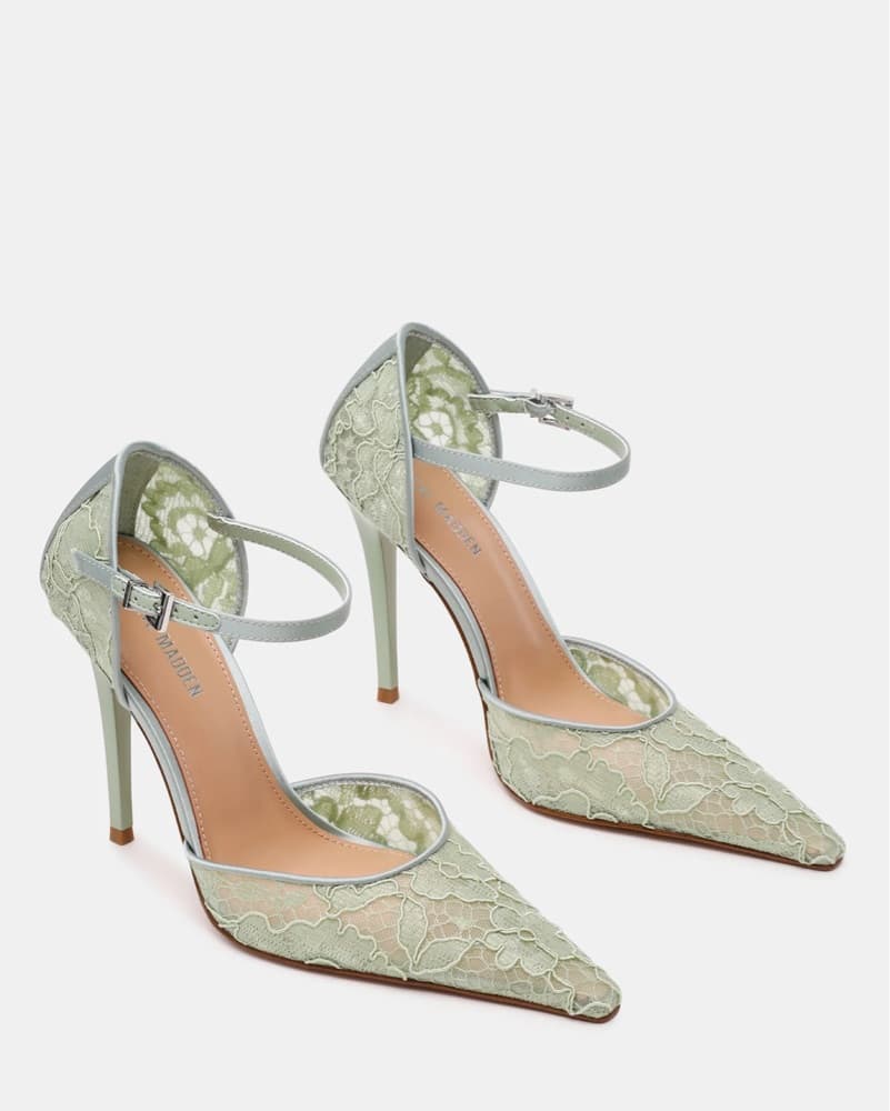 Light Green Steven Madden Heels - Image 2