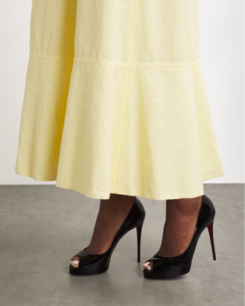 Christian Louboutin Prive Open Toe Pumps - Image 2