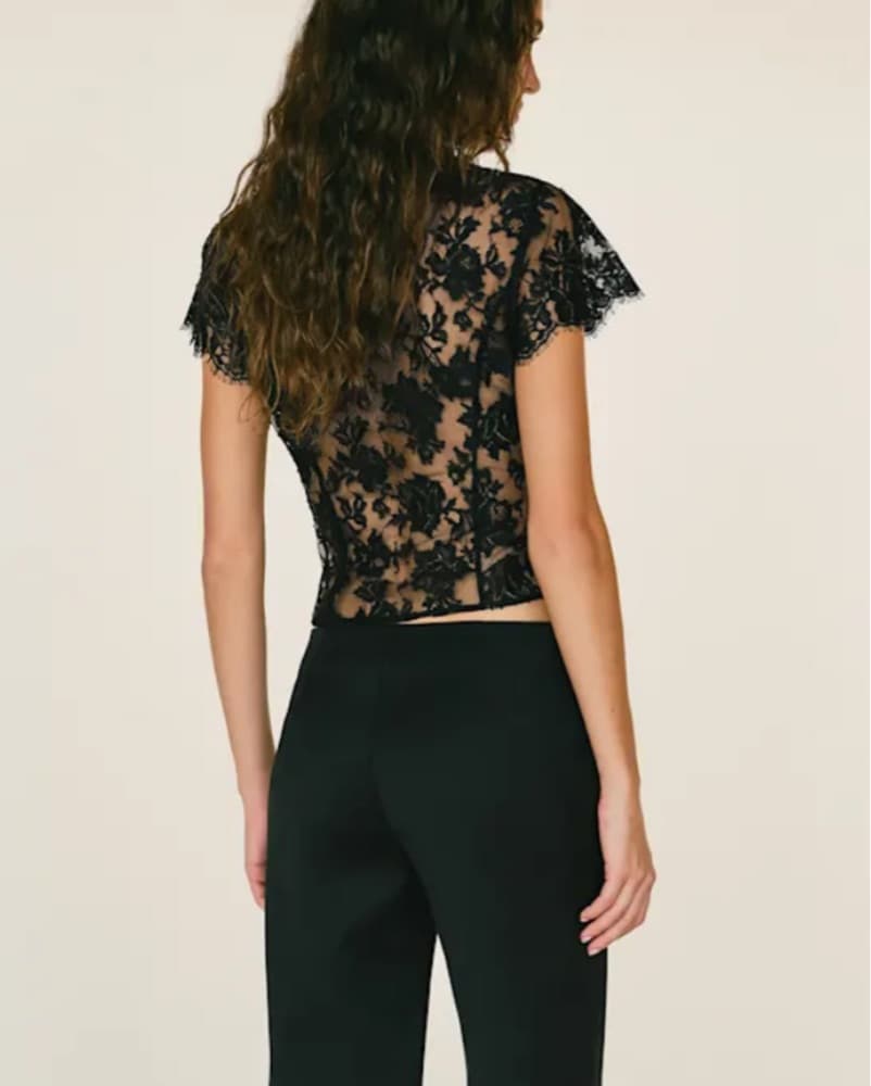 Reformation Eugenie Lace Top  - Image 3