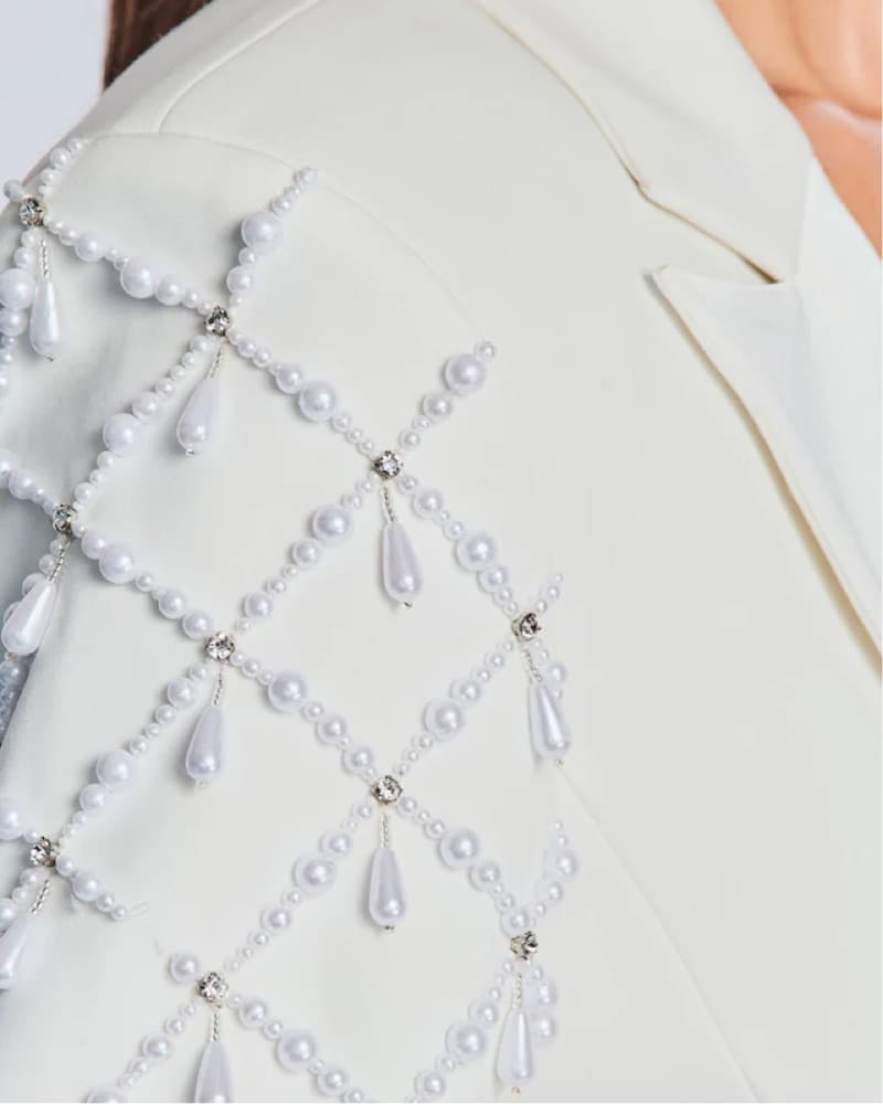 Blazer With Pearls  - Image 3