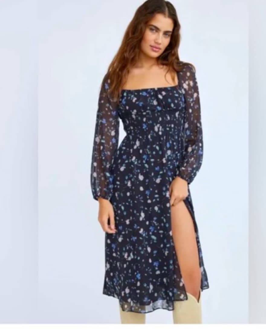 Aritzia Wilfred Bella Slit Midi Dress - Image 1