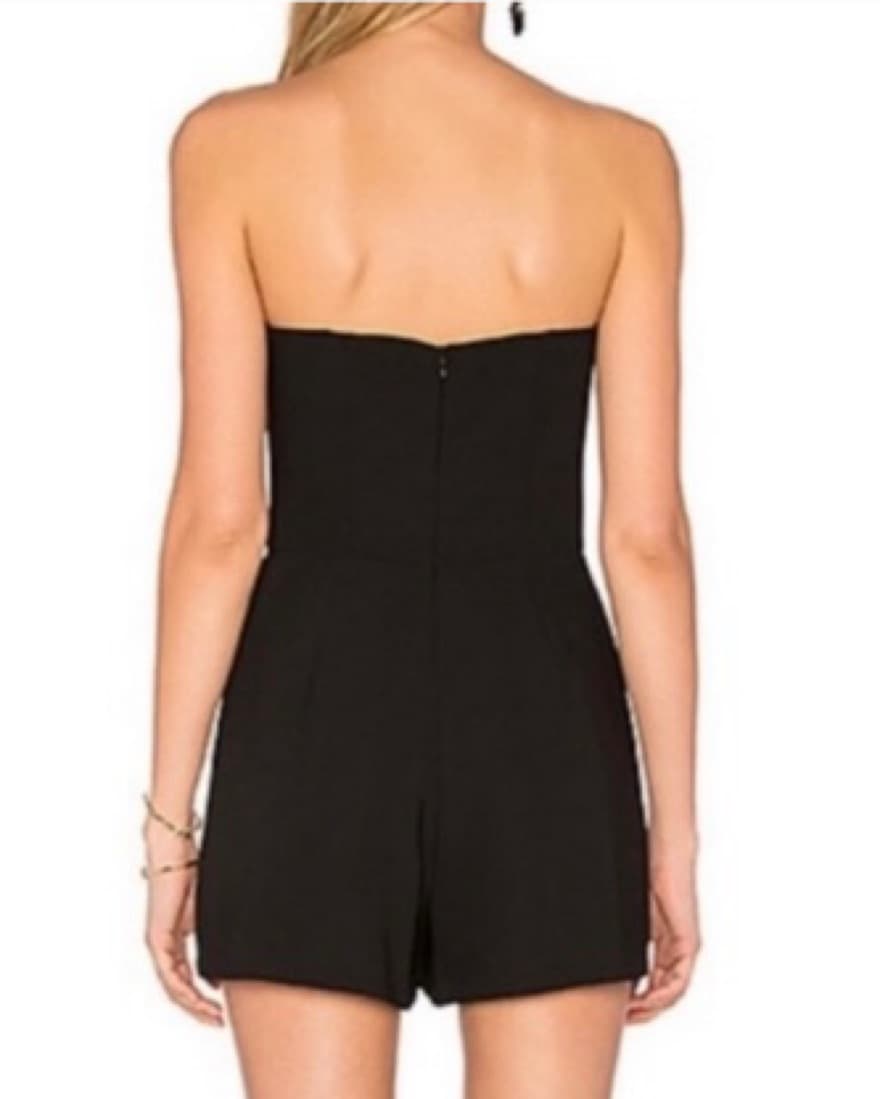 Amanda Uprichard Structured black Romper - Image 3
