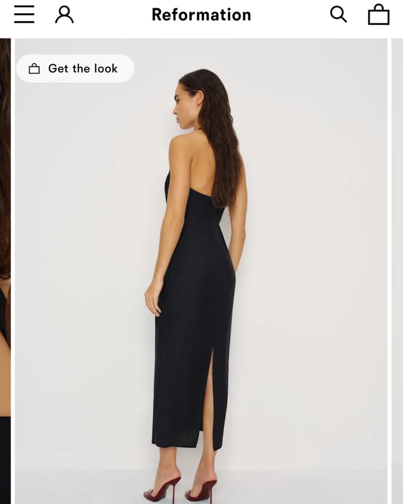 Black Reformation Dress - Image 2