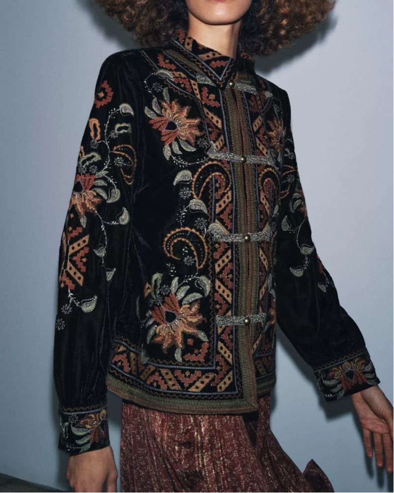 Statement Velour Jacket  - Image 3