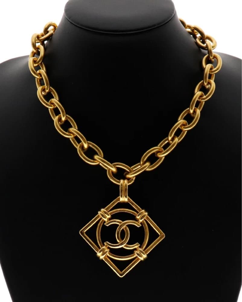 Chanel Vintage Logo Necklace - Image 2