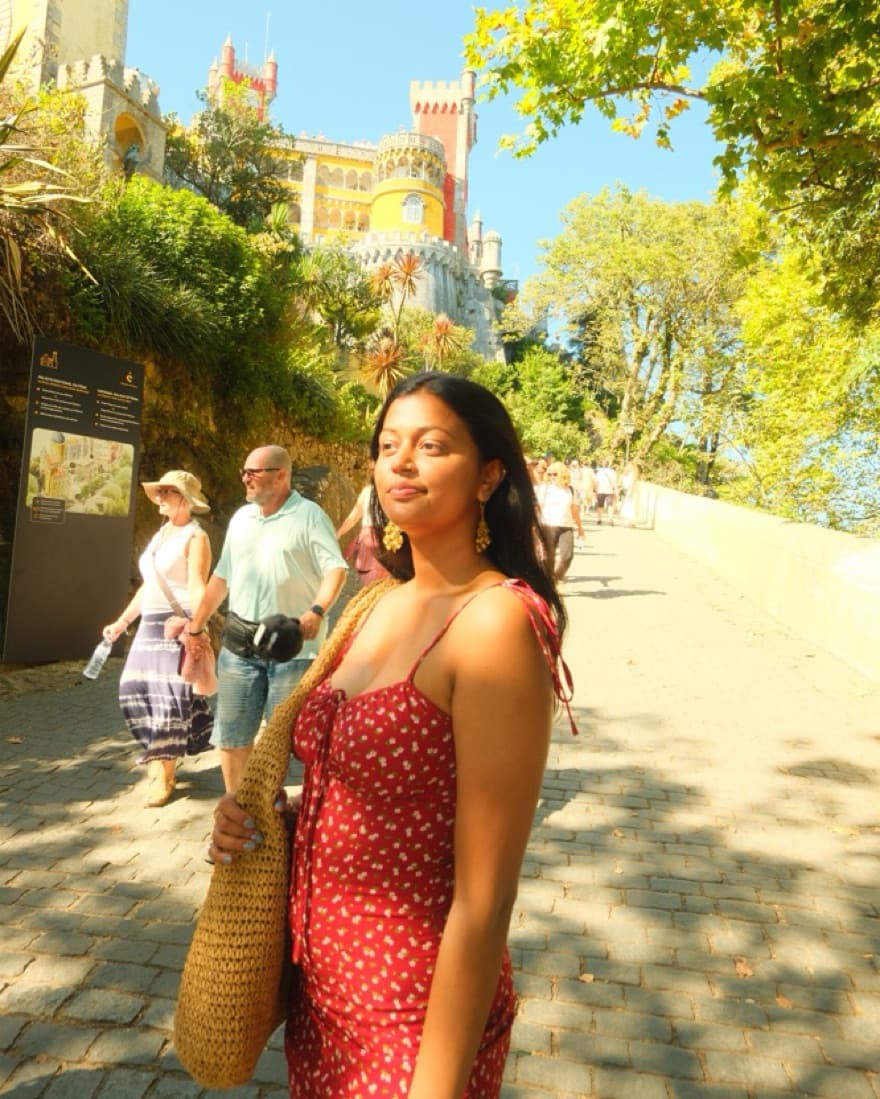 Red Floral Dress - Image 3