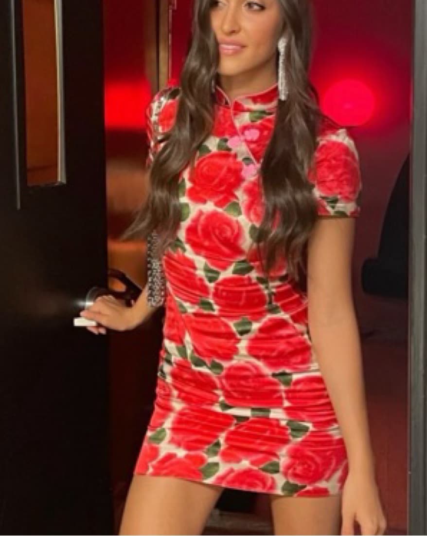 De La Vali Trapez Floral Dress - Image 6