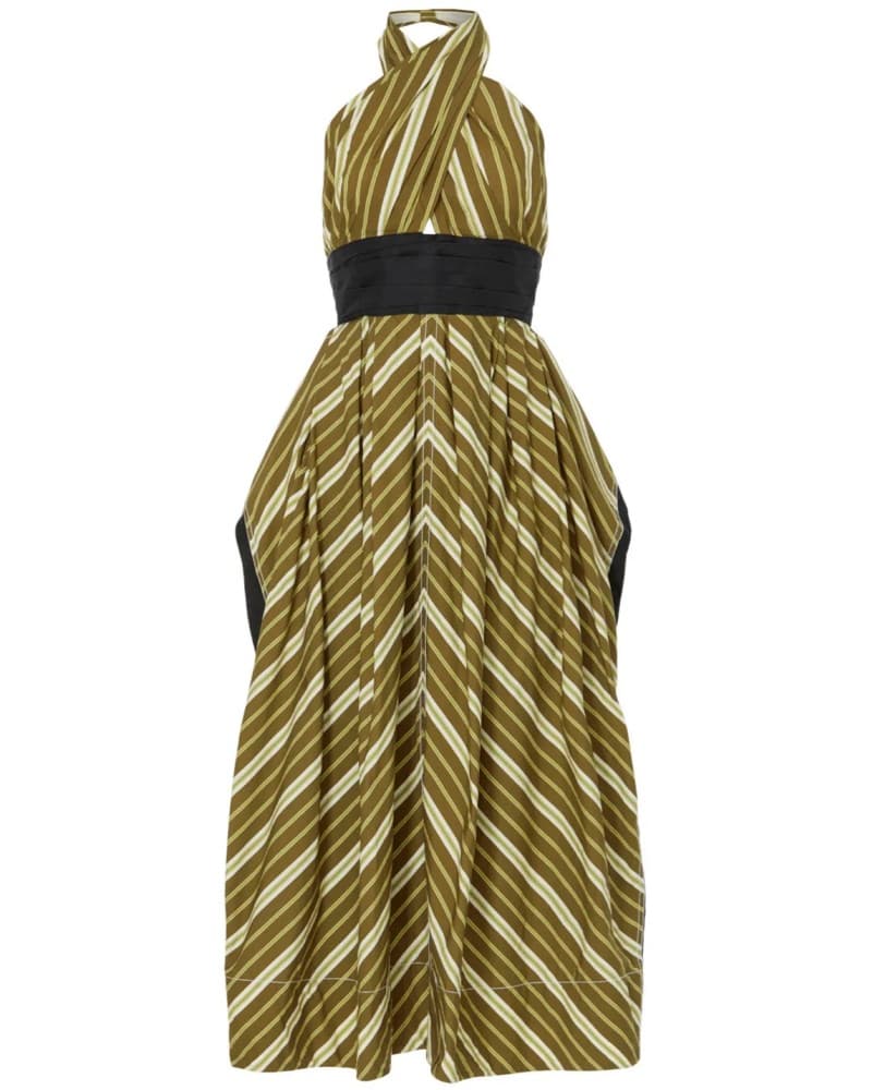 Tory Burch Stripe Poplin Dress - Image 3