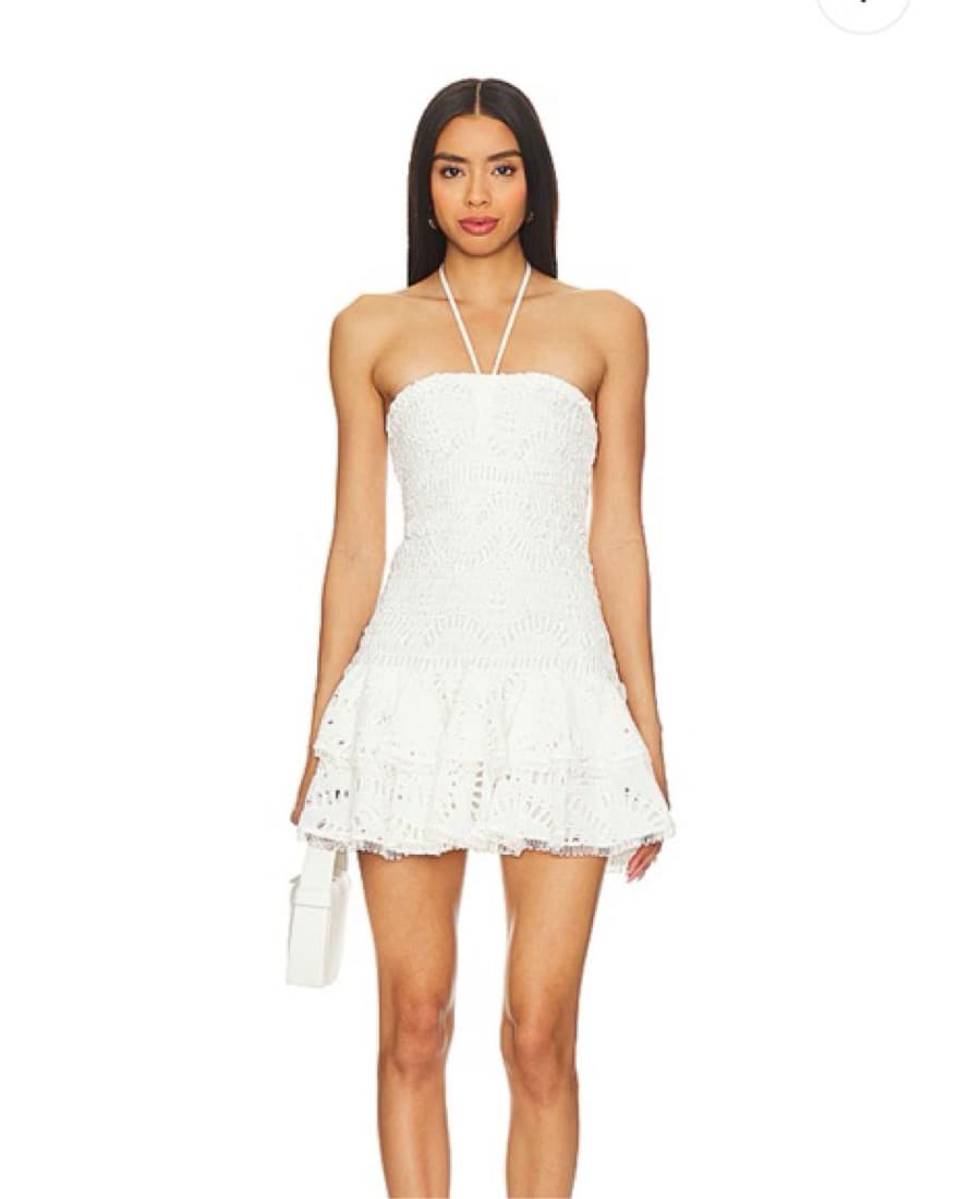 Charo Ruiz Ibiza Megan Mini Dress White - Image 1