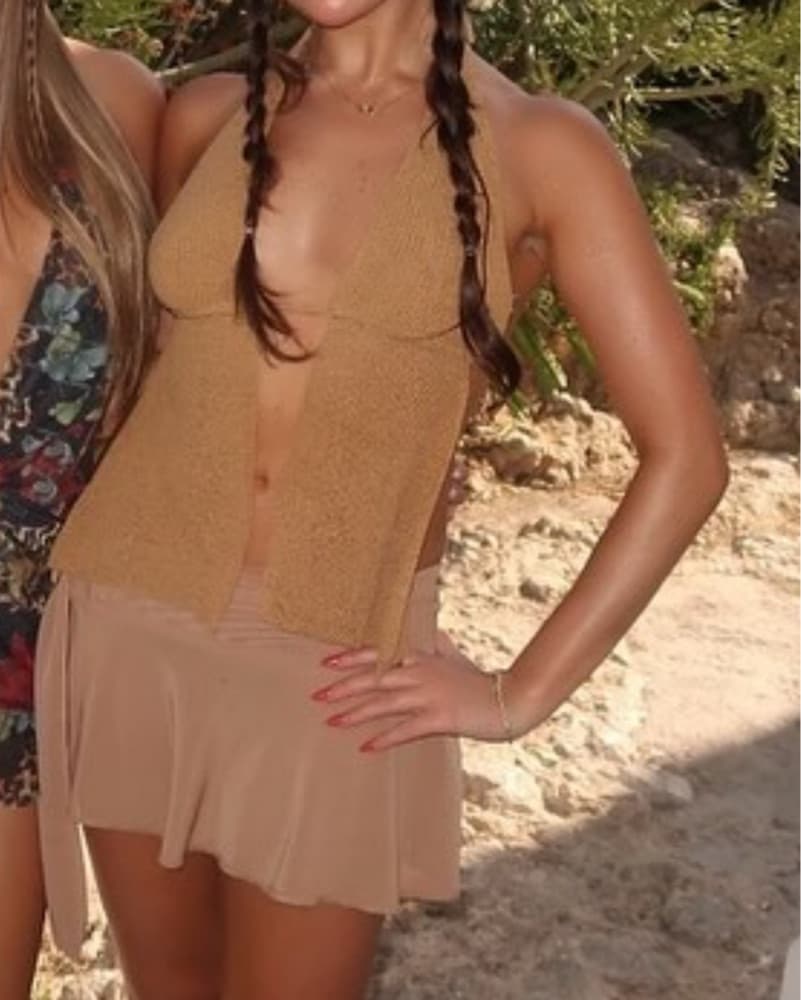 Are You Am I Sunniva Skirt In Tan - Image 2