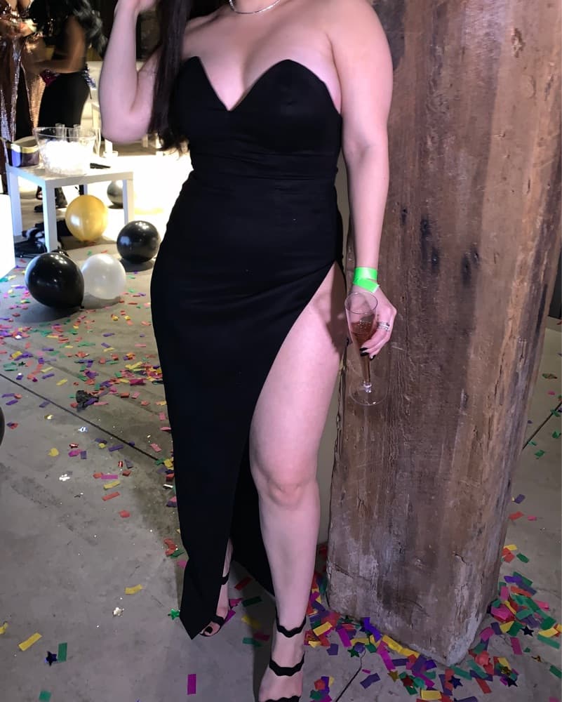 House of CB Suede Corset Maxi Dress - Image 5