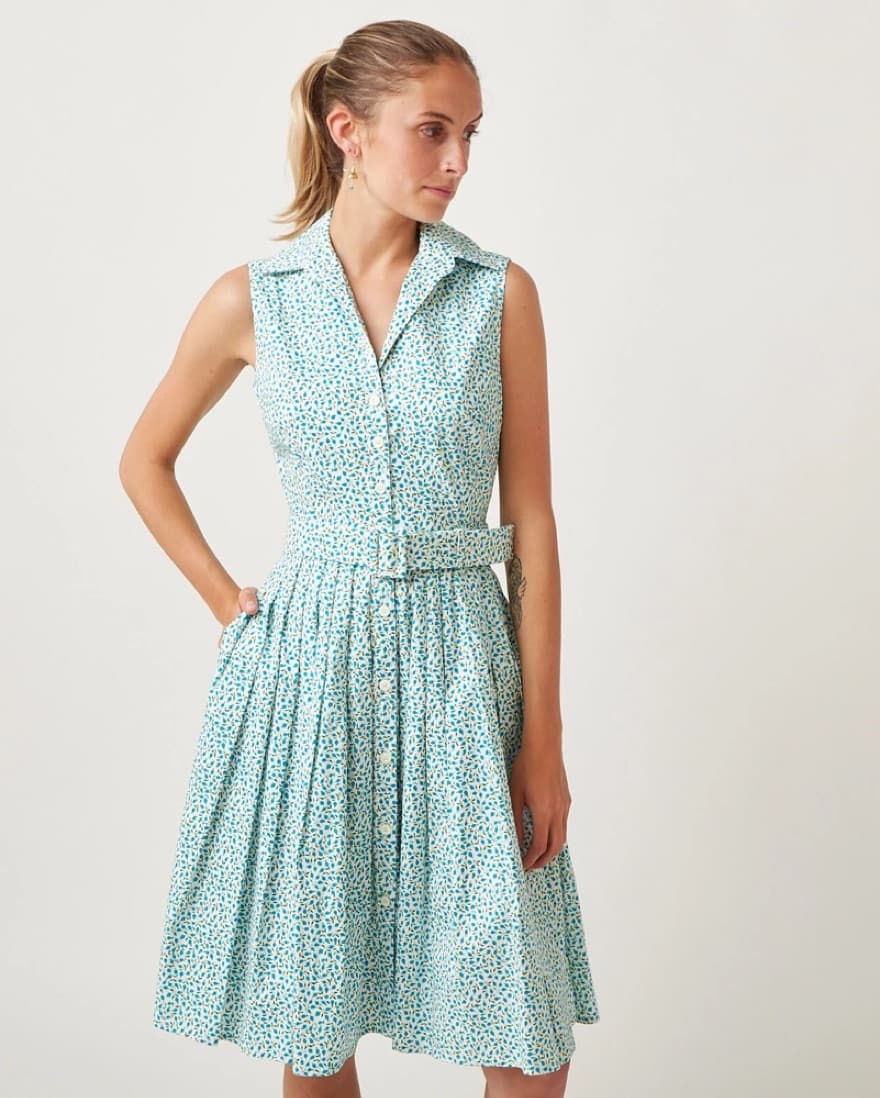 Samantha Sung Blue Audrey Dress - Image 1