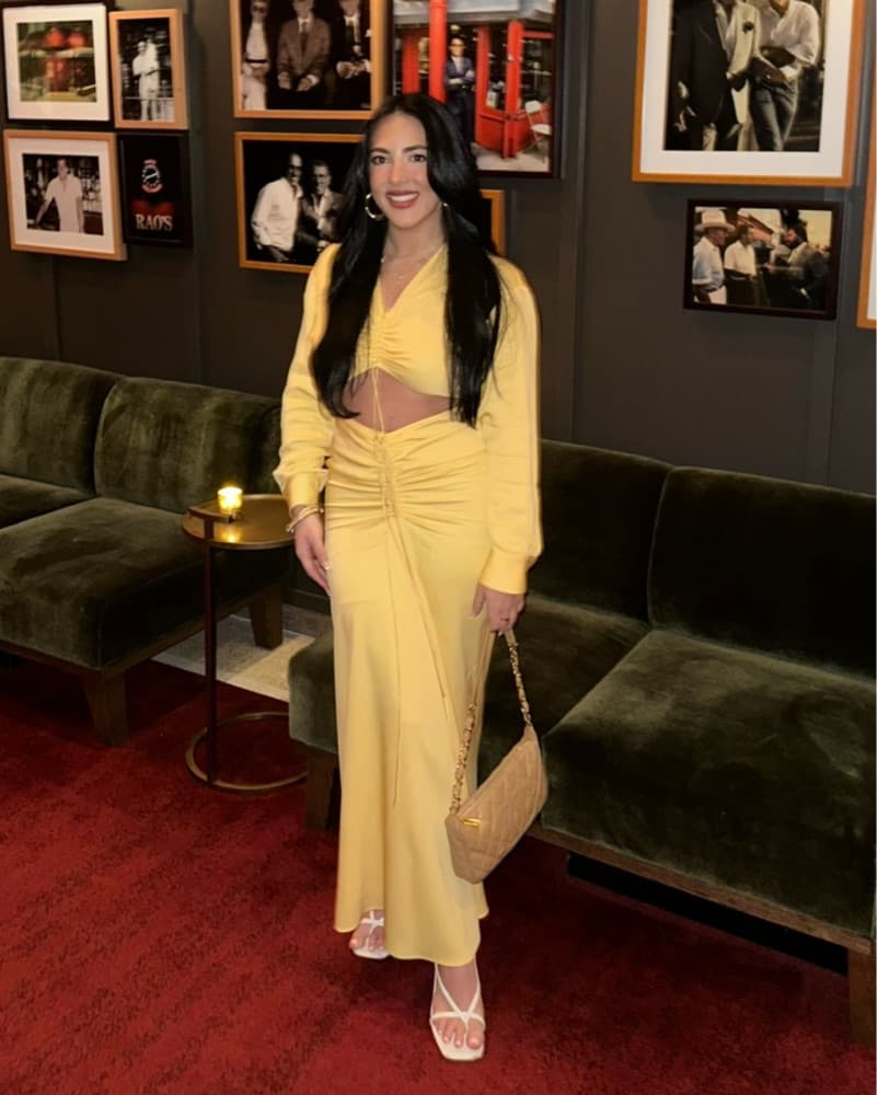 Christpher Esber Yellow Maxi Dress - Image 1