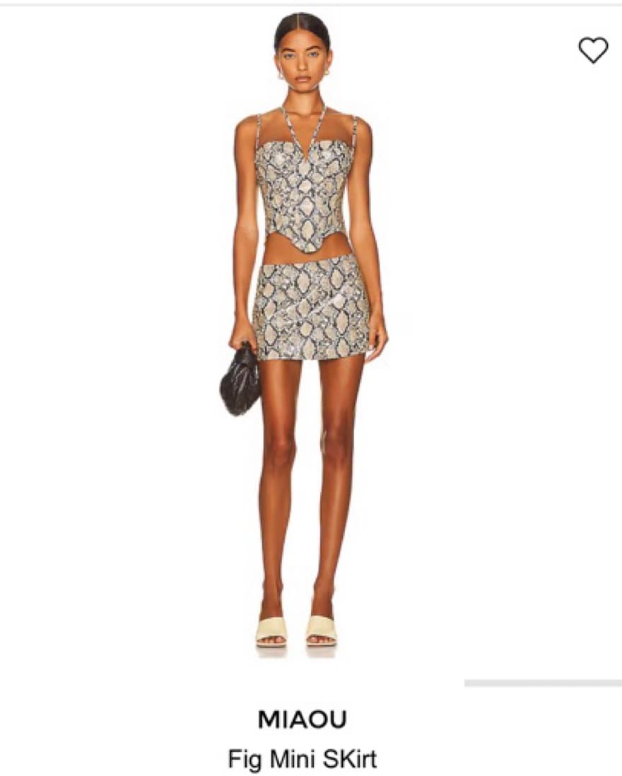 MIAOU Fig Mini SKirt - Image 2
