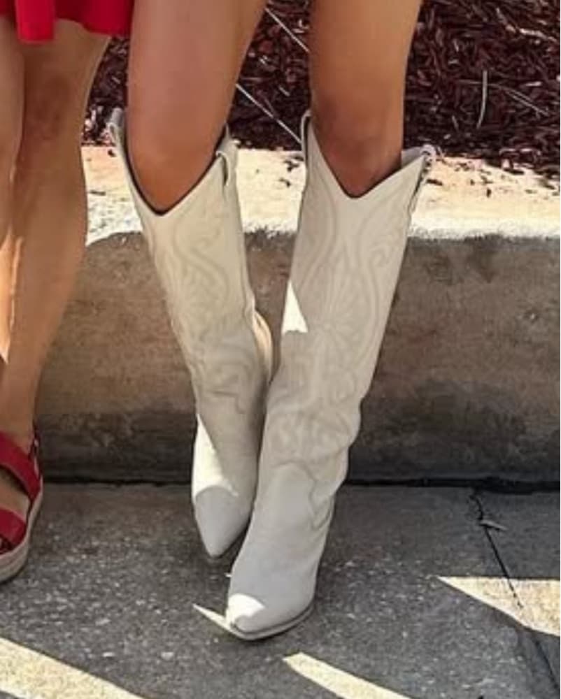 Knee-High Cowgirl Boots - Image 2