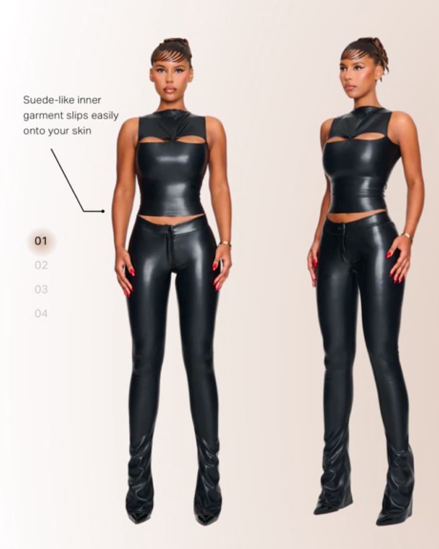 Coucoo Black Leather Set - Image 1