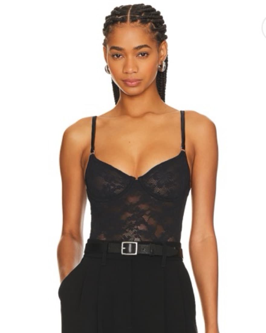 Fleur du Mal Lace Bodysuit - Image 1