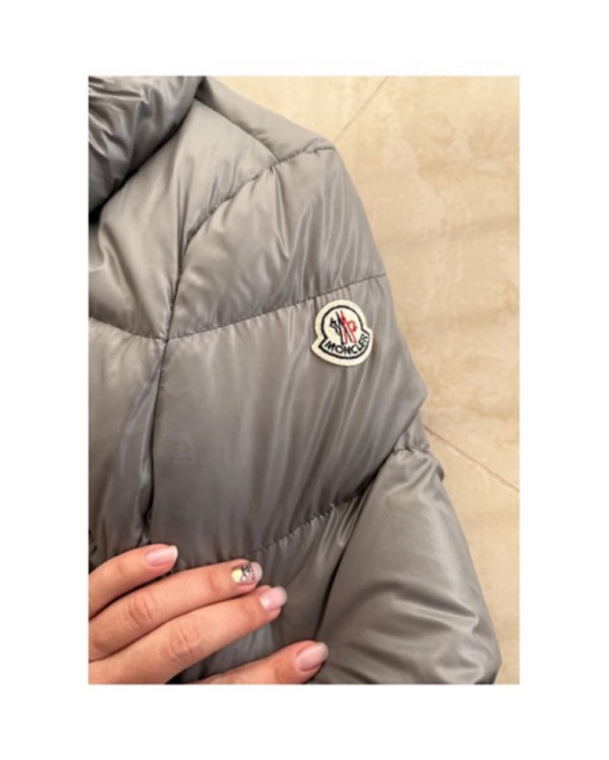 MONCLER Puffer ice Gray Jacket - Image 2