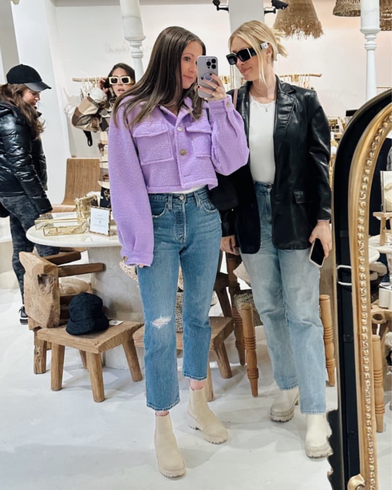 Cropped Purple Jacket - Image 1