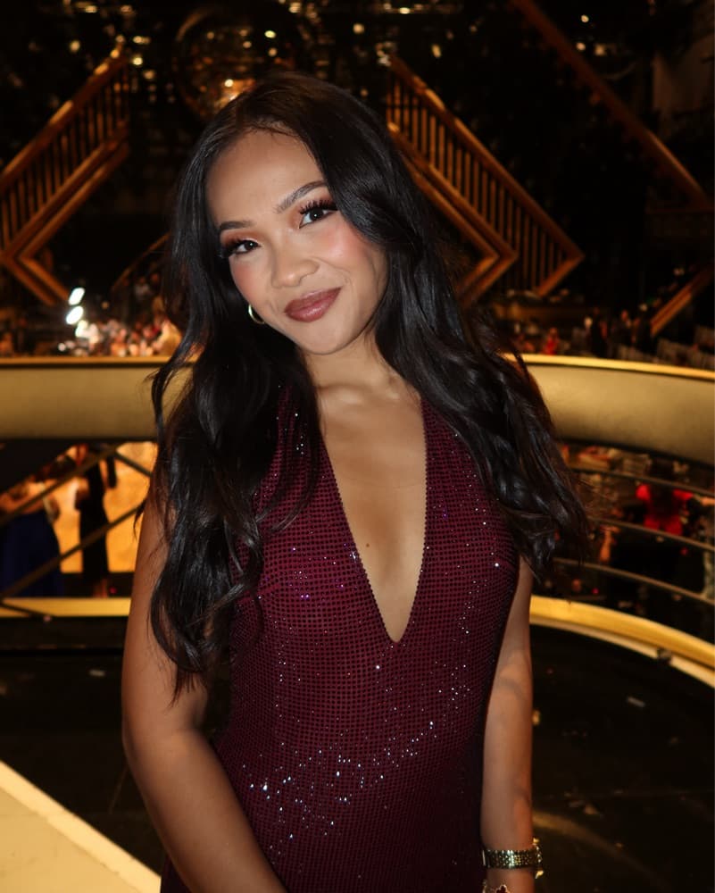 Meshki Sequin Halter Dress Burgundy  - Image 6