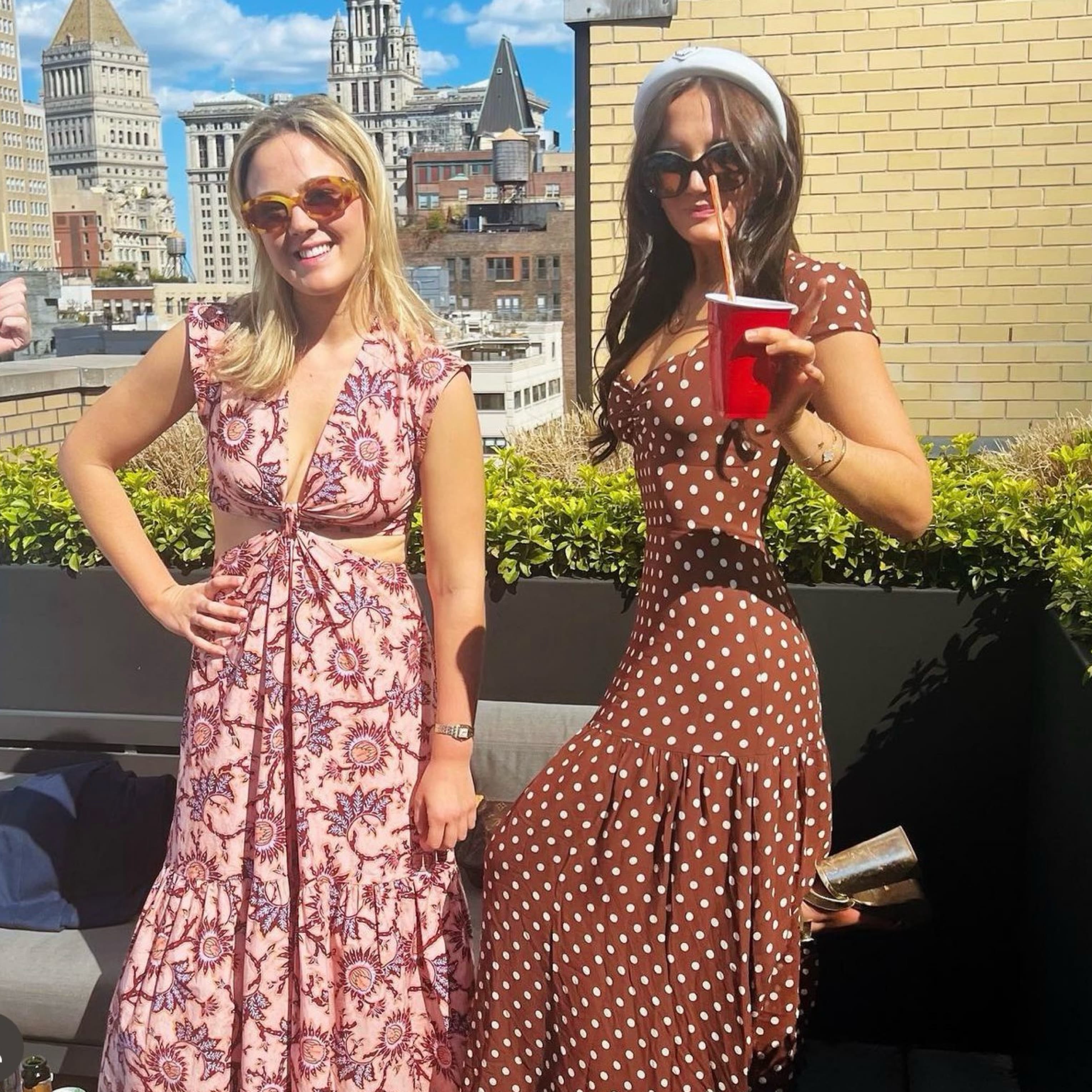 Reformation Polka Dot Dress - Image 2